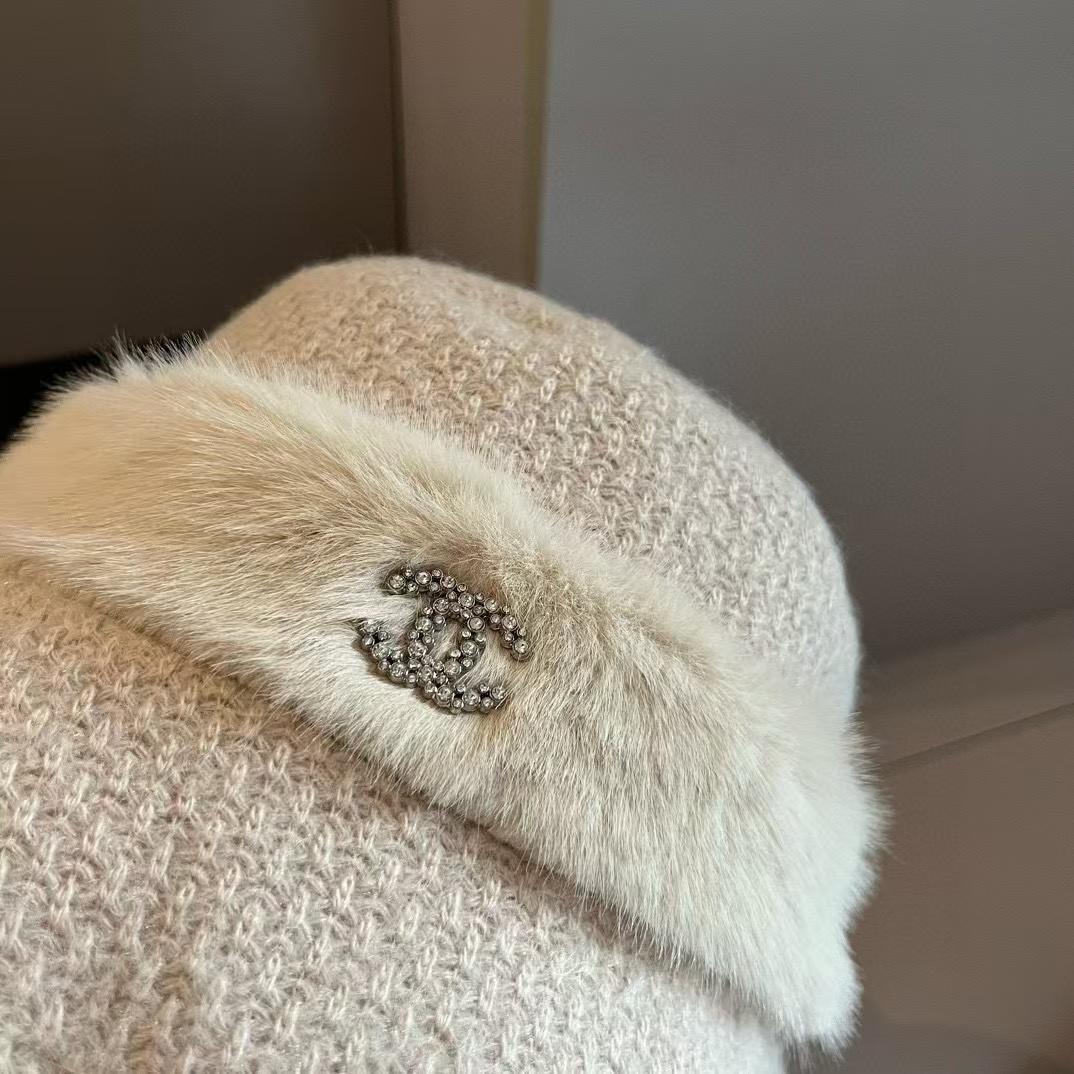 CHANE1 プラッシュウールバケットハット【50％割引+送料無料】