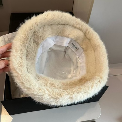 CHANE1 プラッシュウールバケットハット【50％割引+送料無料】