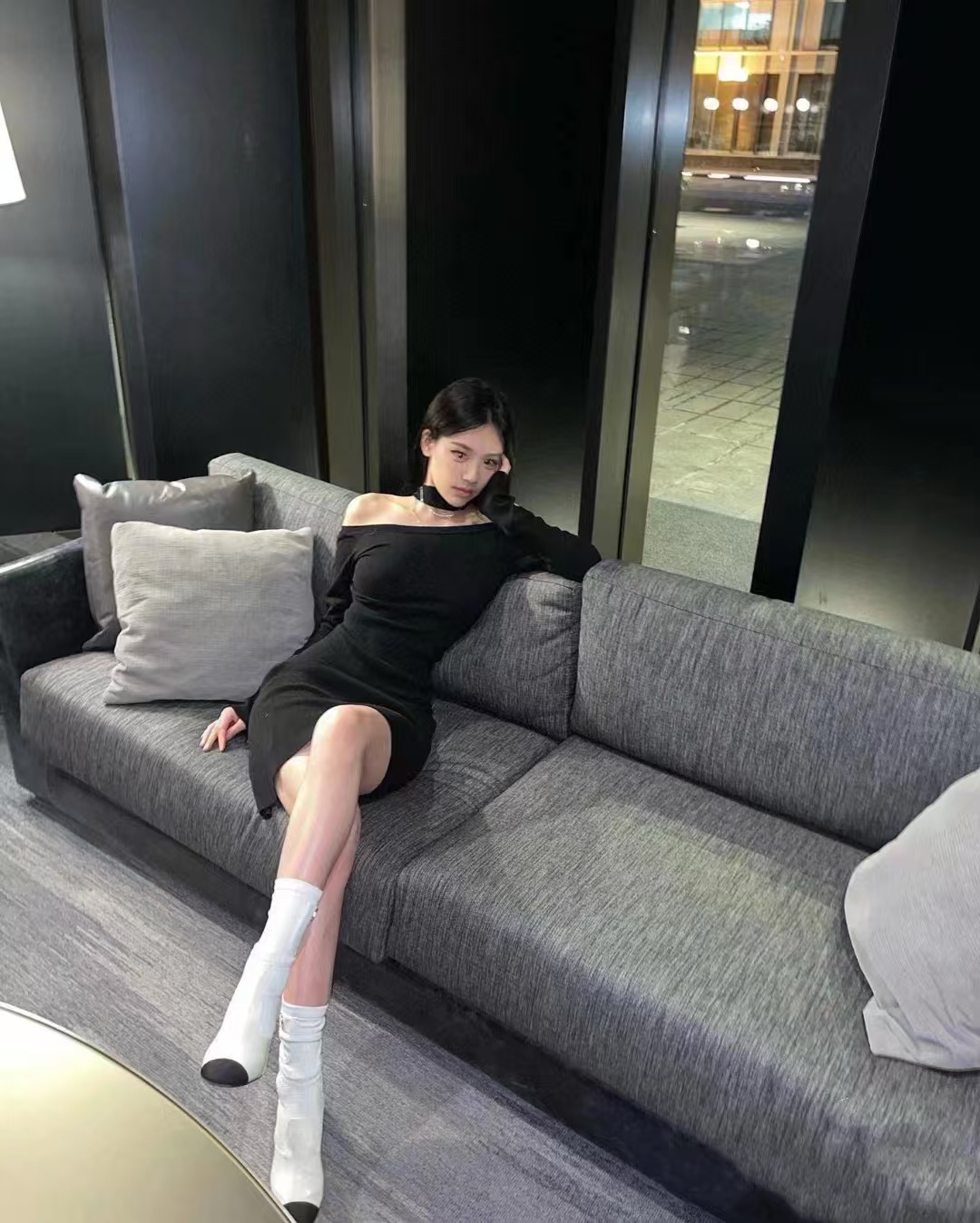 CHANE1 高品質太ヒールソックスブーツ【50％割引+送料無料】