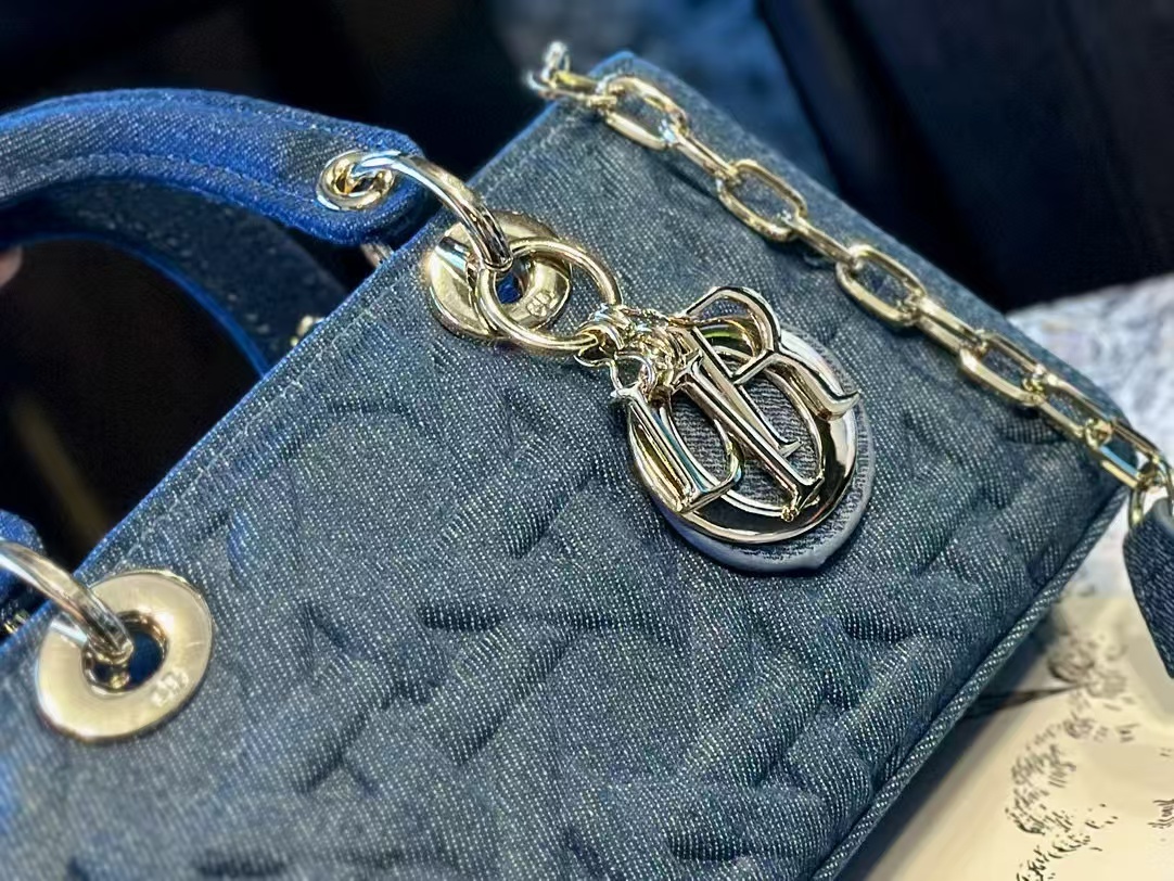 DI0R ladyデニムハンドバッグ【50％割引+送料無料】