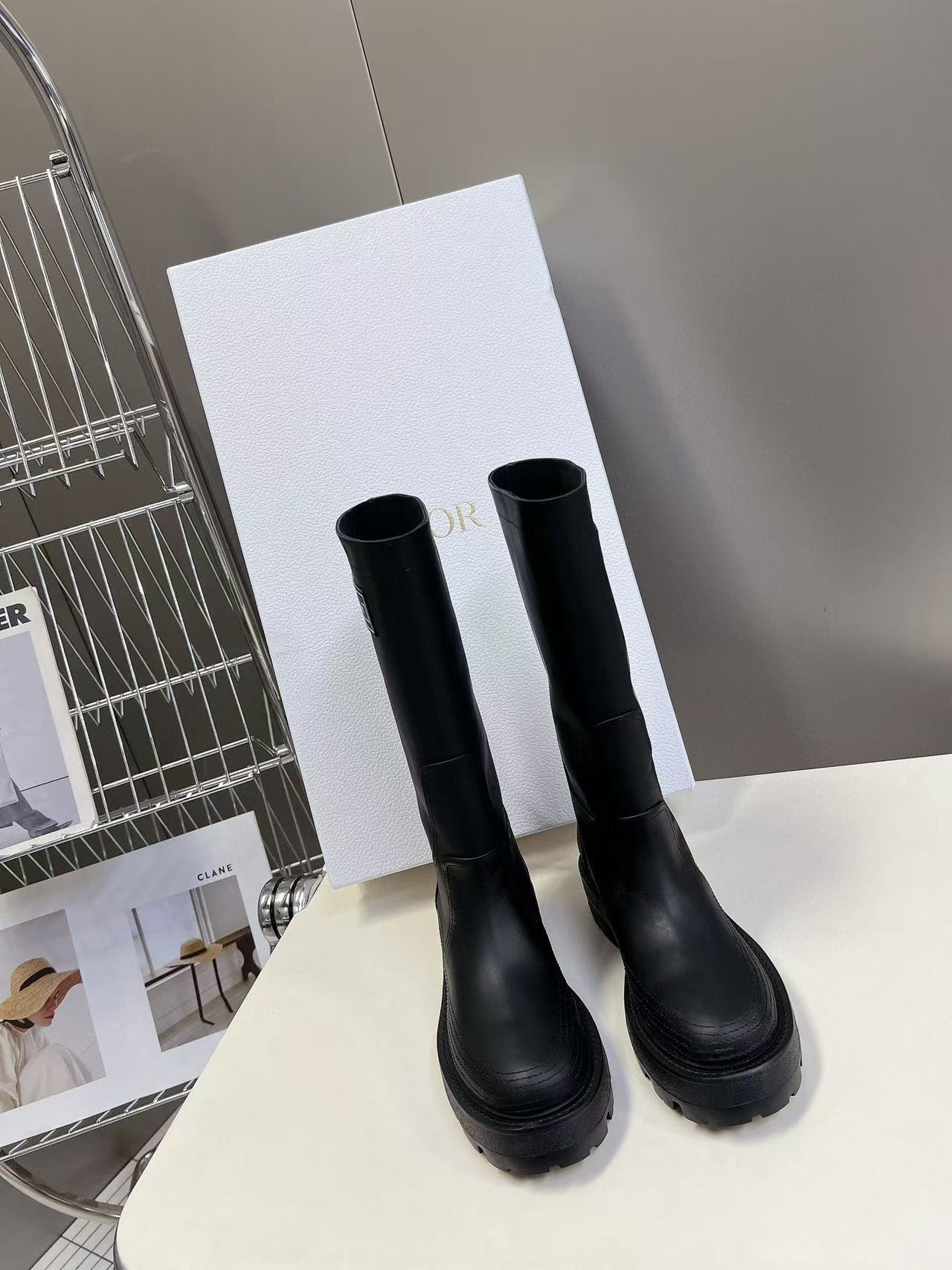 DI0R 高品質秋冬牛革ブーツ【50％割引+送料無料】