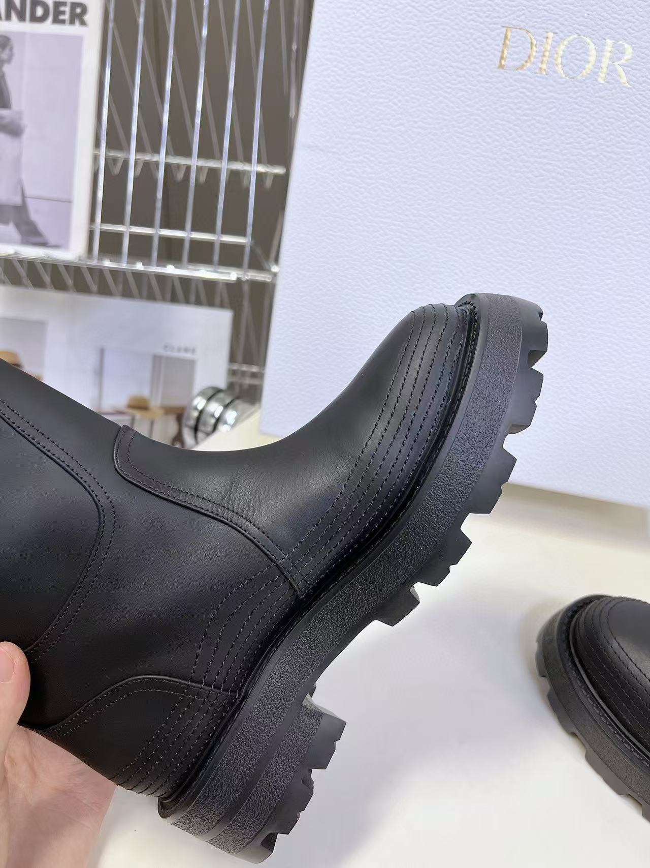 DI0R 高品質秋冬牛革ブーツ【50％割引+送料無料】