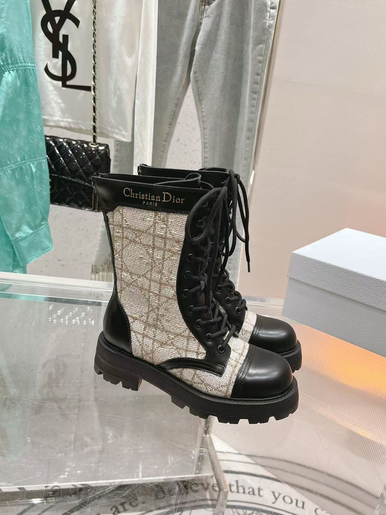 DI0R 高品質レースアップブーツ【50％割引+送料無料】