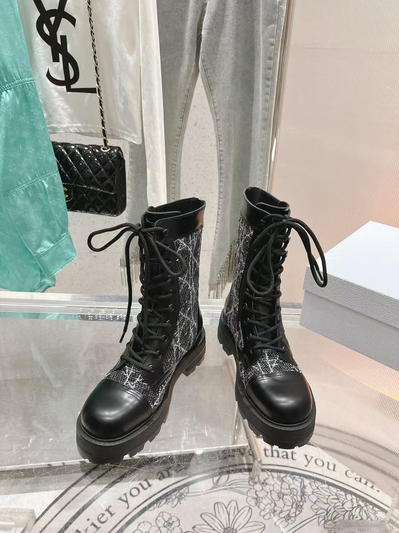 DI0R 高品質レースアップブーツ【50％割引+送料無料】