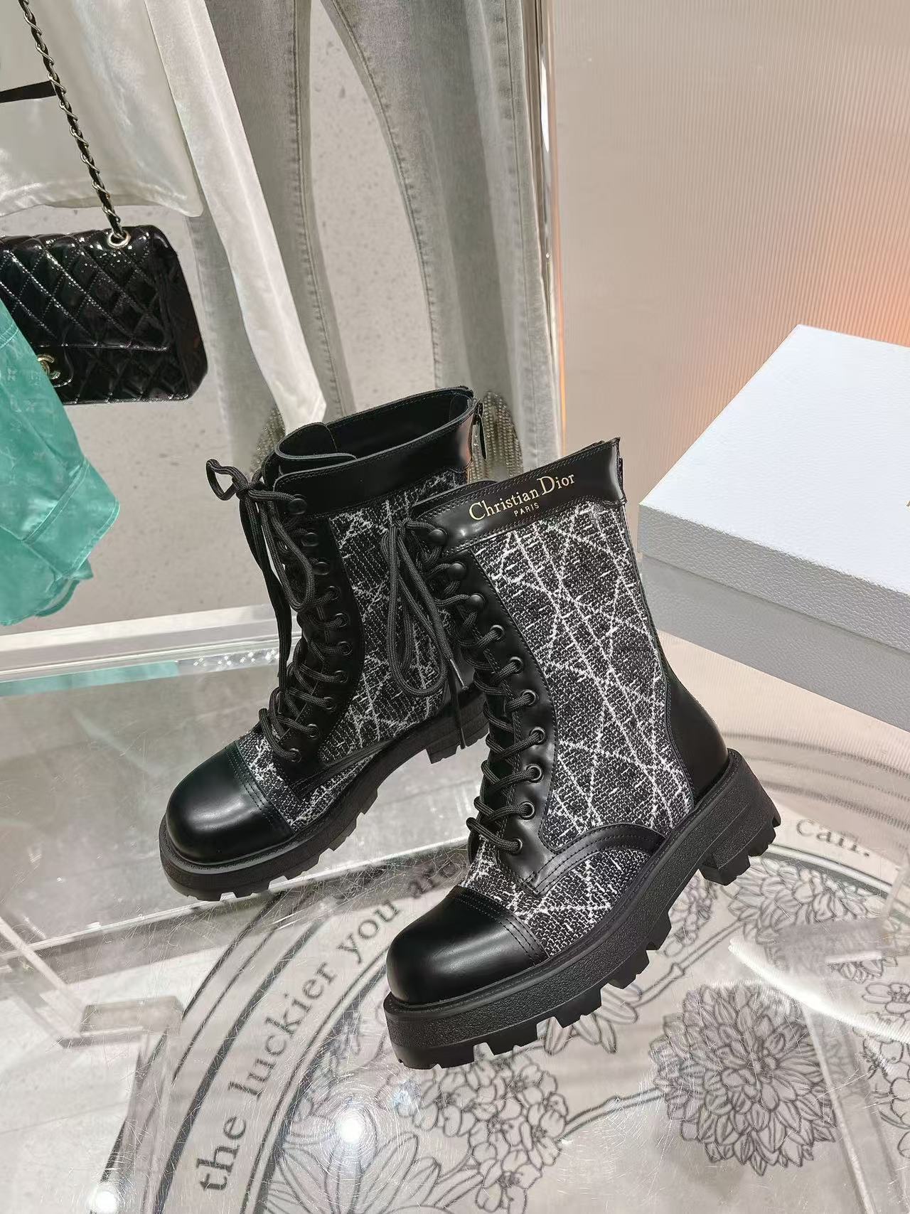 DI0R 高品質レースアップブーツ【50％割引+送料無料】