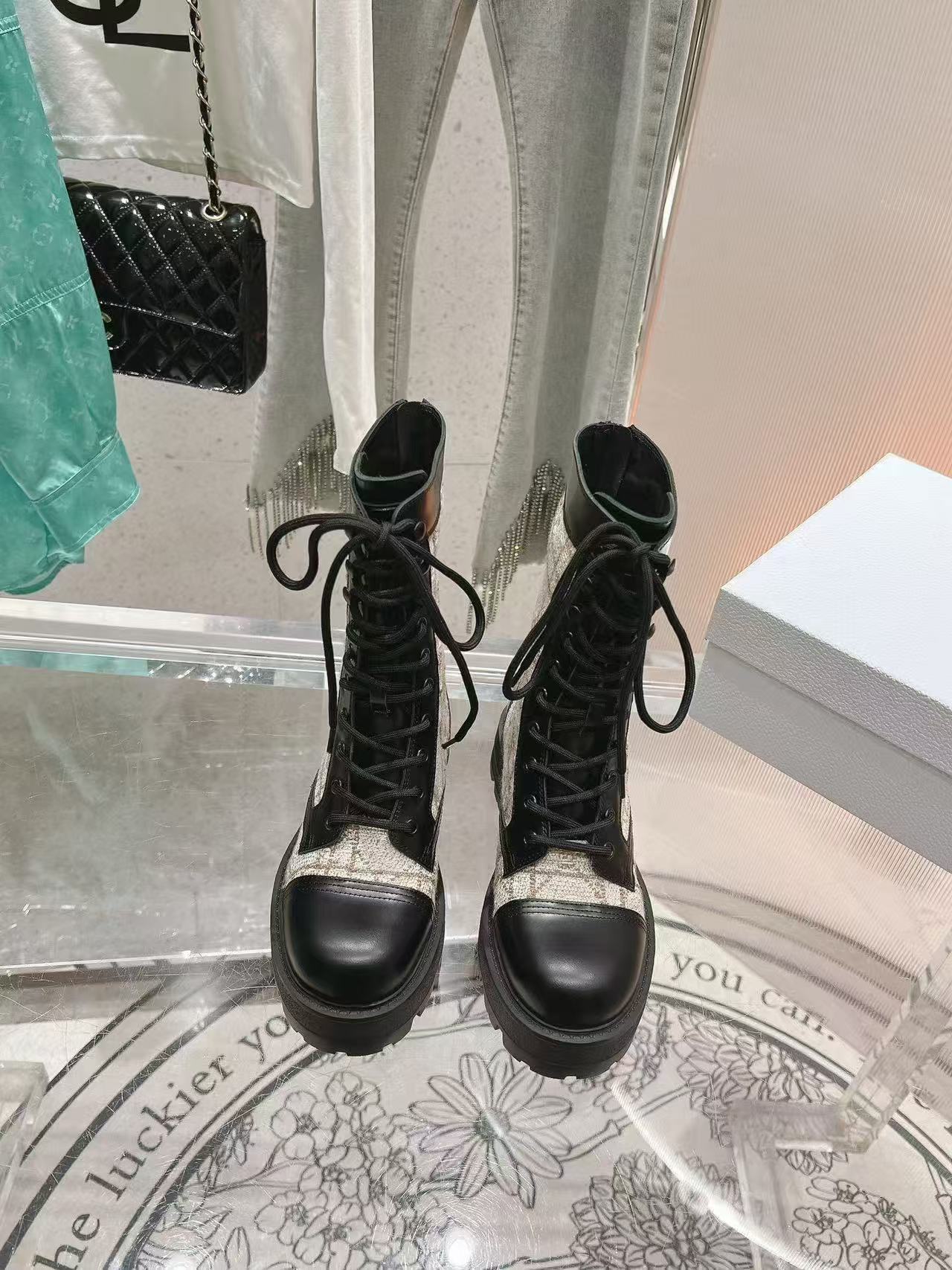 DI0R 高品質レースアップブーツ【50％割引+送料無料】