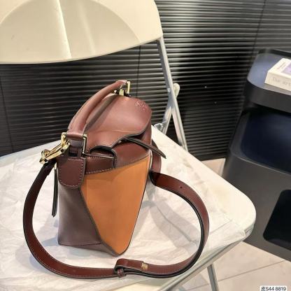 L0WEW カラーブロックトートバッグ【50％割引+送料無料】