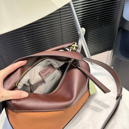 L0WEW カラーブロックトートバッグ【50％割引+送料無料】