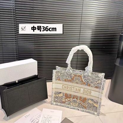 DI0R 刺繍トートバッグ【50％割引+送料無料】