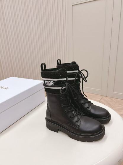 DI0R 高品質ウール レースアップ マーティンブーツ【50％割引+送料無料】