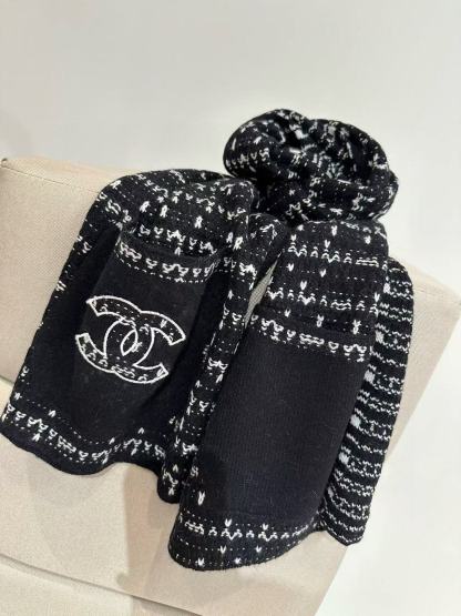 CHANE1 ポケット付きウールスカーフ【50％割引+送料無料】