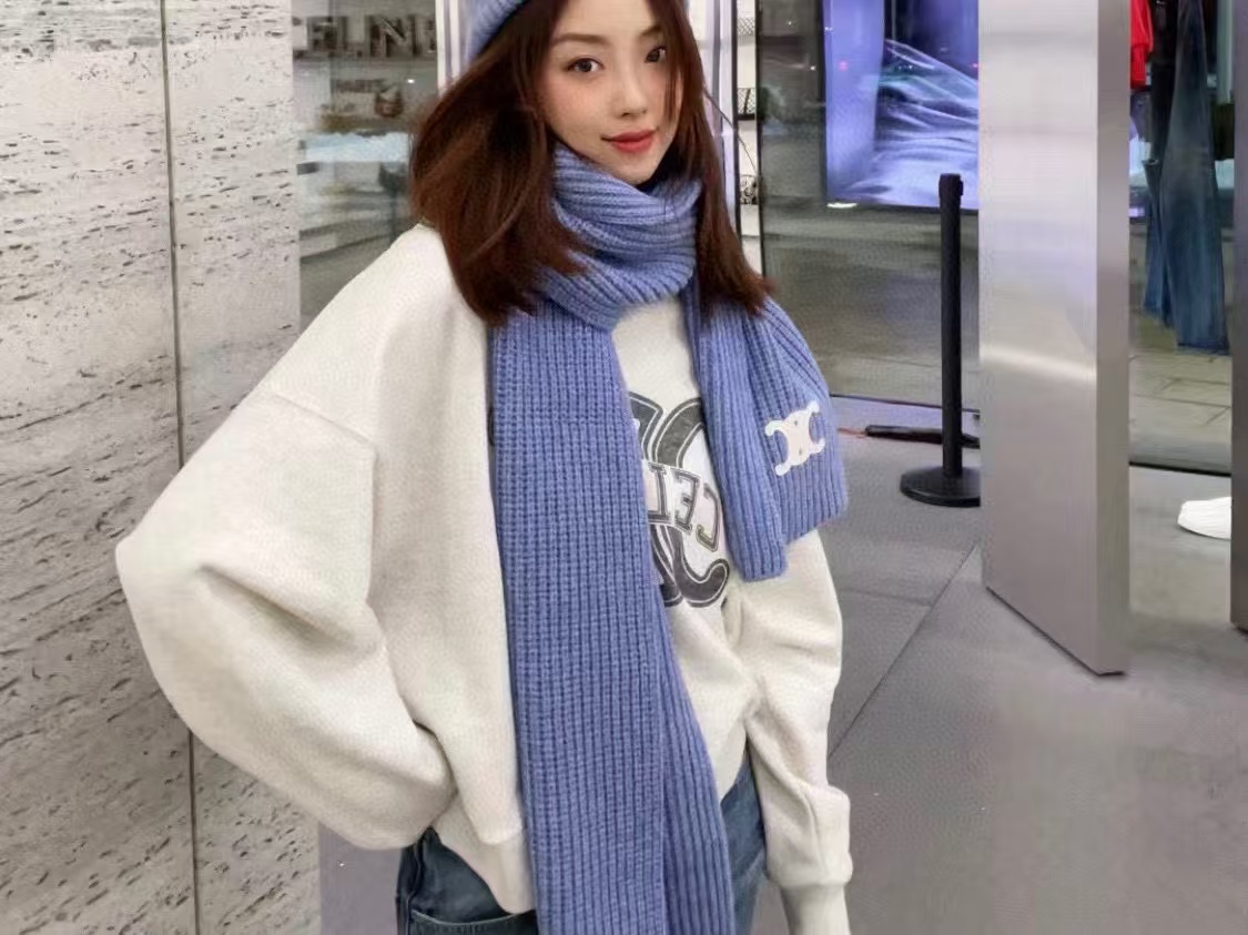 CEL1NE 凱旋門 ウール スカーフ【50％割引+送料無料】