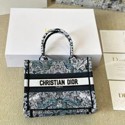 DI0R book toteプリントされたショッピングバッグ 【50％割引+送料無料】