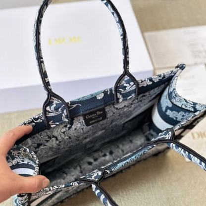 DI0R book toteプリントされたショッピングバッグ 【50％割引+送料無料】