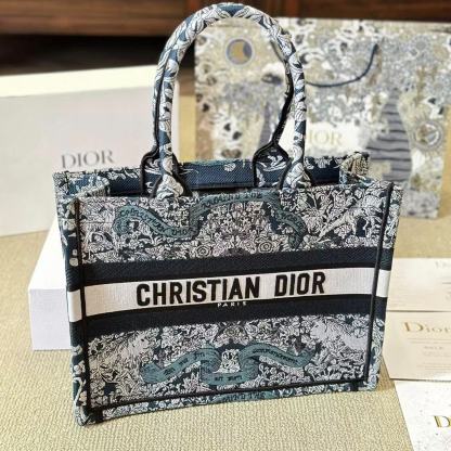 DI0R book toteプリントされたショッピングバッグ 【50％割引+送料無料】