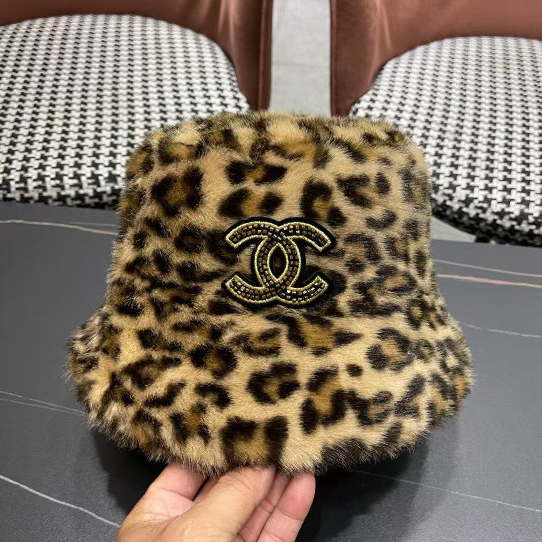 CHANE1 レオパード柄バケットハット【50％割引+送料無料】