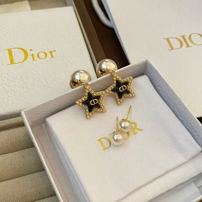 DI0R 樹脂五芒星パールイヤリング【50％割引+送料無料】