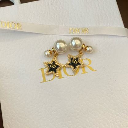 DI0R 樹脂五芒星パールイヤリング【50％割引+送料無料】