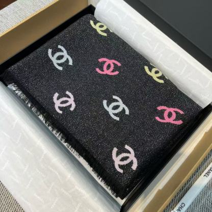 CHANE1 カラフルレタースカーフ【50％割引+送料無料】
