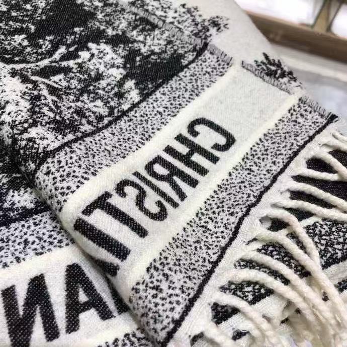 DI0R CD アニマルプリント カシミア スカーフ【50％割引+送料無料】