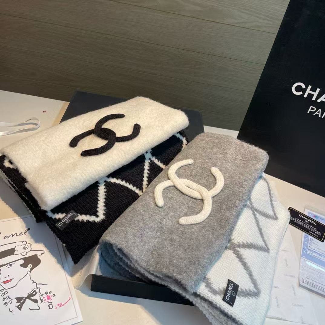CHANE1 秋冬カシミヤマフラー【50％割引+送料無料】