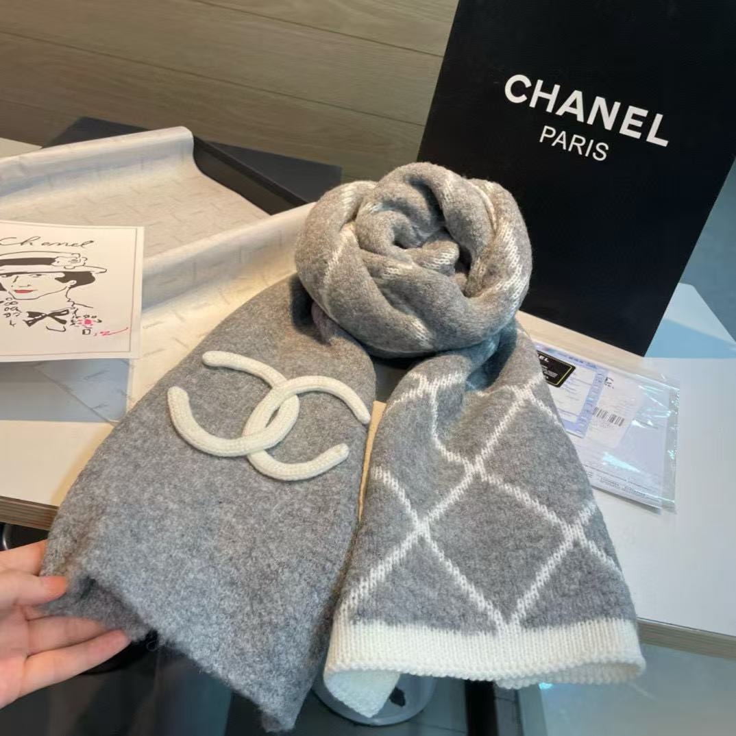 CHANE1 秋冬カシミヤマフラー【50％割引+送料無料】