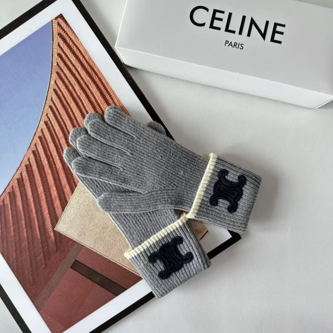 CEL1NE 凱旋門ウール グローブ【50％割引+送料無料】