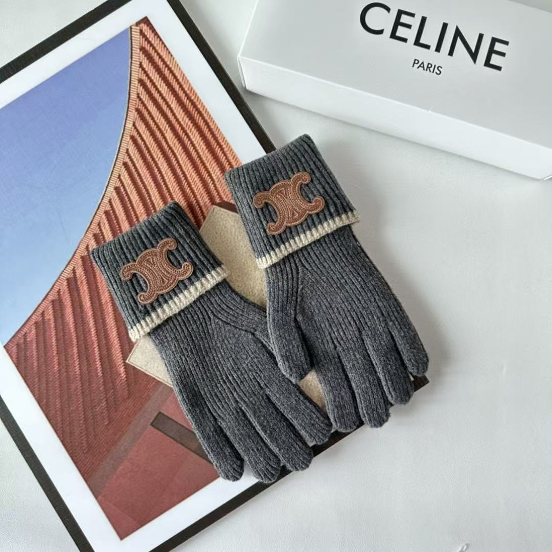 CEL1NE 凱旋門ウール グローブ【50％割引+送料無料】