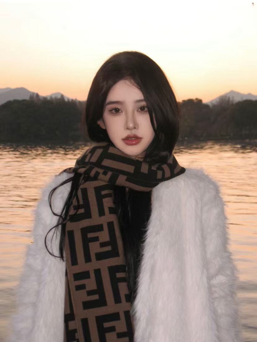 FEND1 FF カシミアスカーフ【50％割引+送料無料】