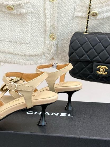 CHANE1 高品質カメリアハイヒールサンダル【50％割引+送料無料】