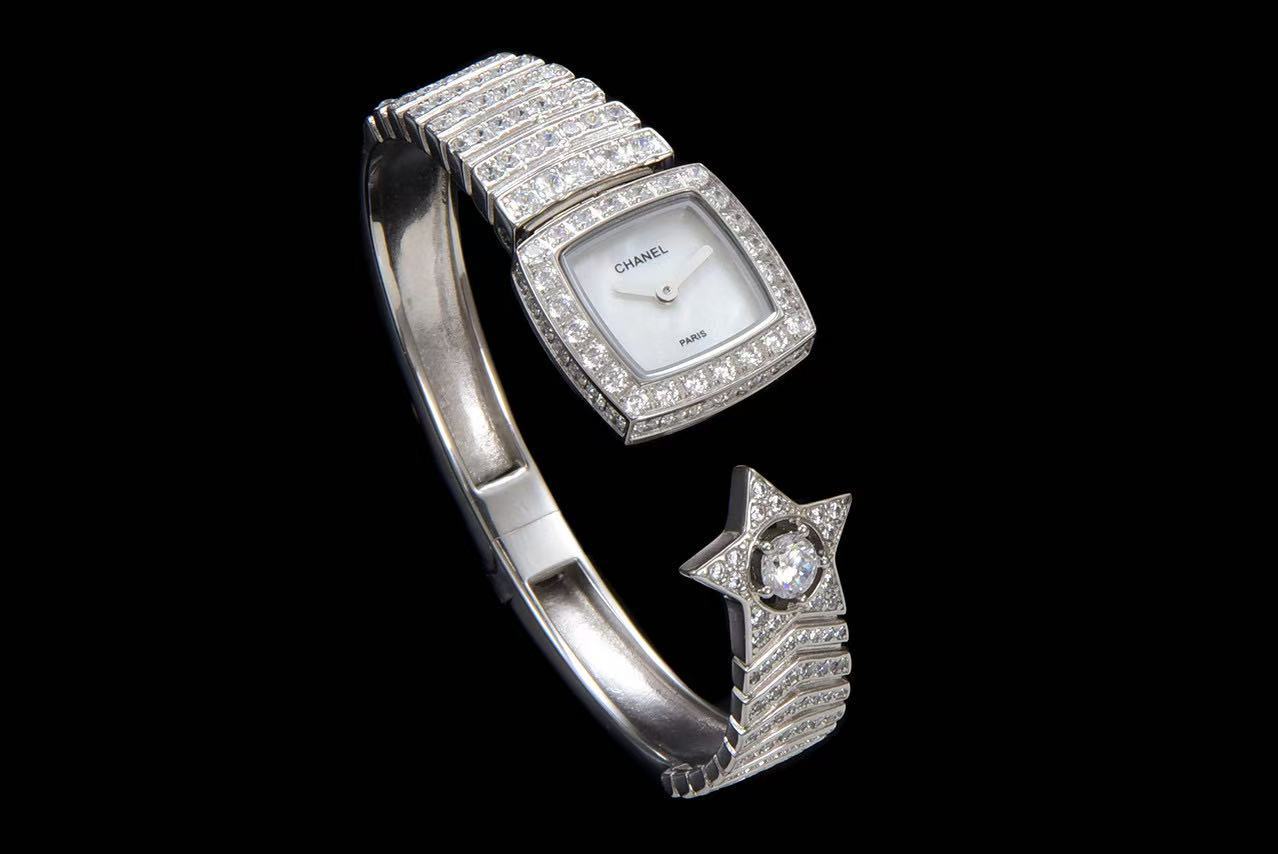 CHANE1 五芒星ダイヤモンドレディース腕時計【50％割引+送料無料】