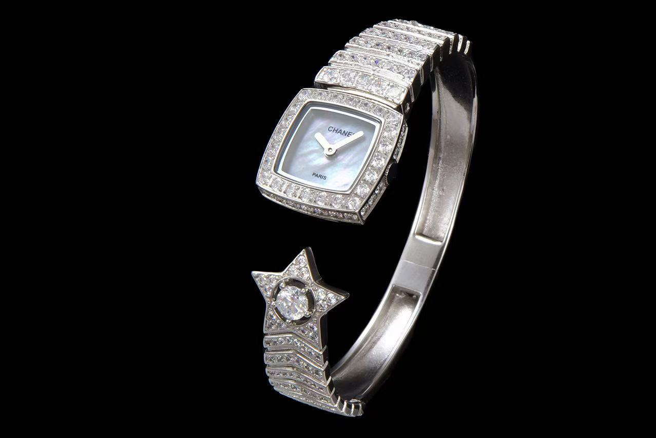 CHANE1 五芒星ダイヤモンドレディース腕時計【50％割引+送料無料】