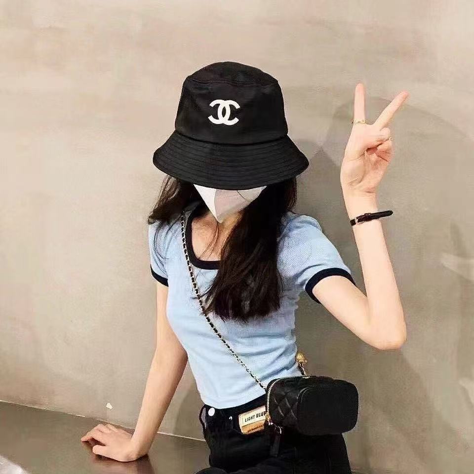 CHANE1 ダブルCロゴバケットハット【50％割引+送料無料】