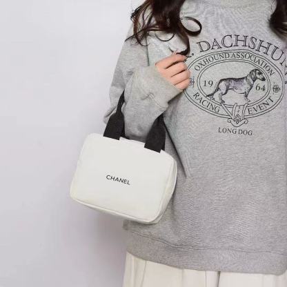 CHANE1 ダブルCロゴキャンバスバッグ【50％割引+送料無料】