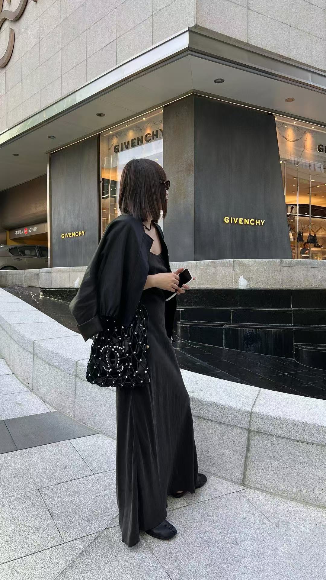 CHANE1 高品質パールメッシュショルダーバッグ【50％割引+送料無料】