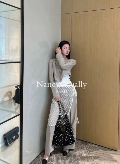 CHANE1 高品質パールメッシュショルダーバッグ【50％割引+送料無料】