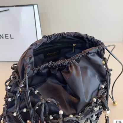 CHANE1 高品質パールメッシュショルダーバッグ【50％割引+送料無料】