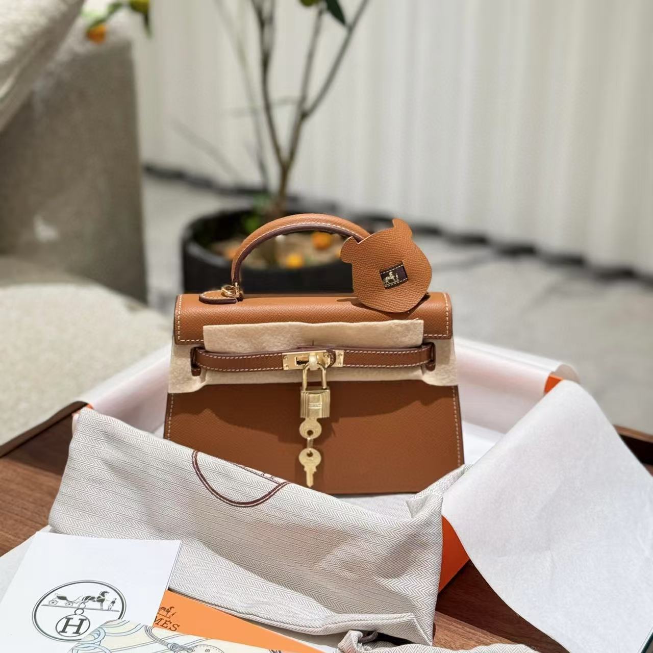 HERME5 高品質ケリー 第二世代 レザーハンドバッグ【50％割引+送料無料】