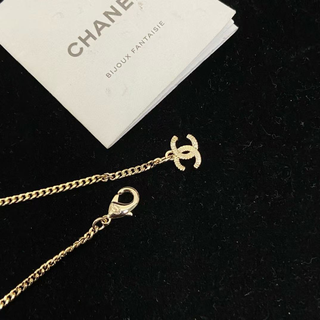 CHANE1 ダブルCスクエアダイヤモンドネックレス【50％割引+送料無料】