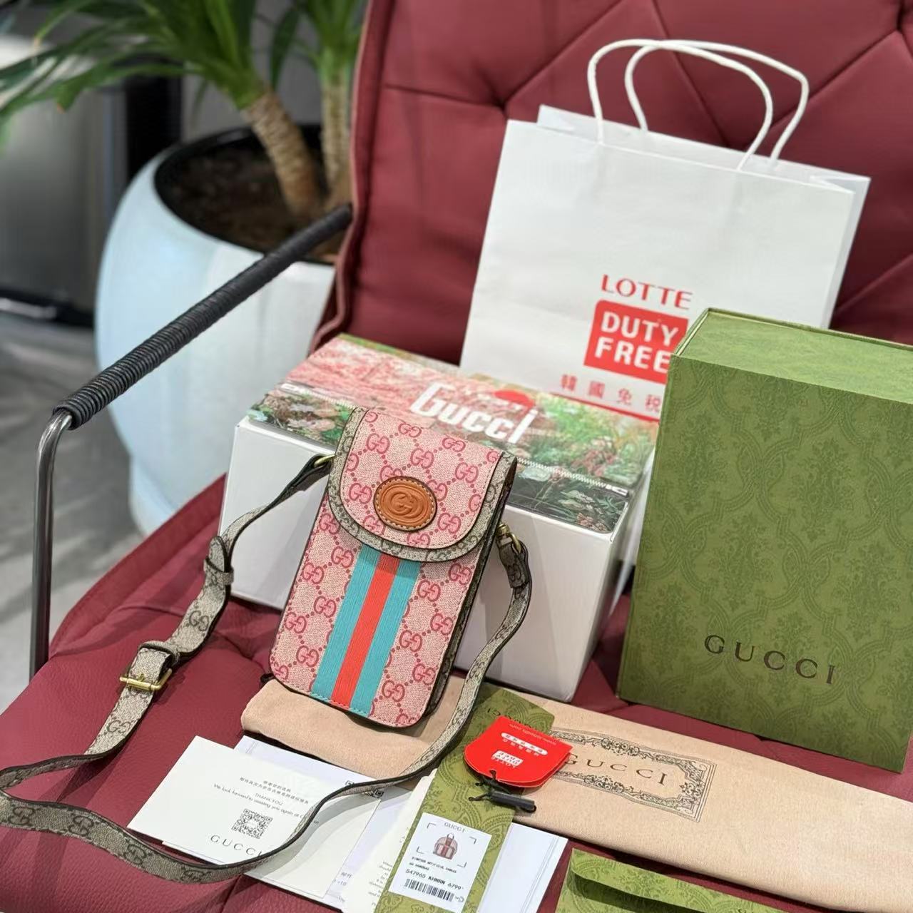 ＧＵＣＣ１ジャカード携帯電話バッグ【50％割引+送料無料】