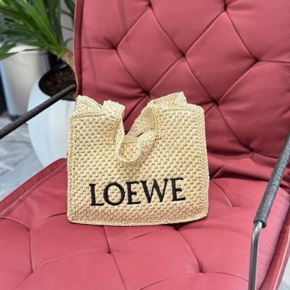 Ｌ０ＷＥＷ刺繍入り織りハンドバッグ【50％割引+送料無料】