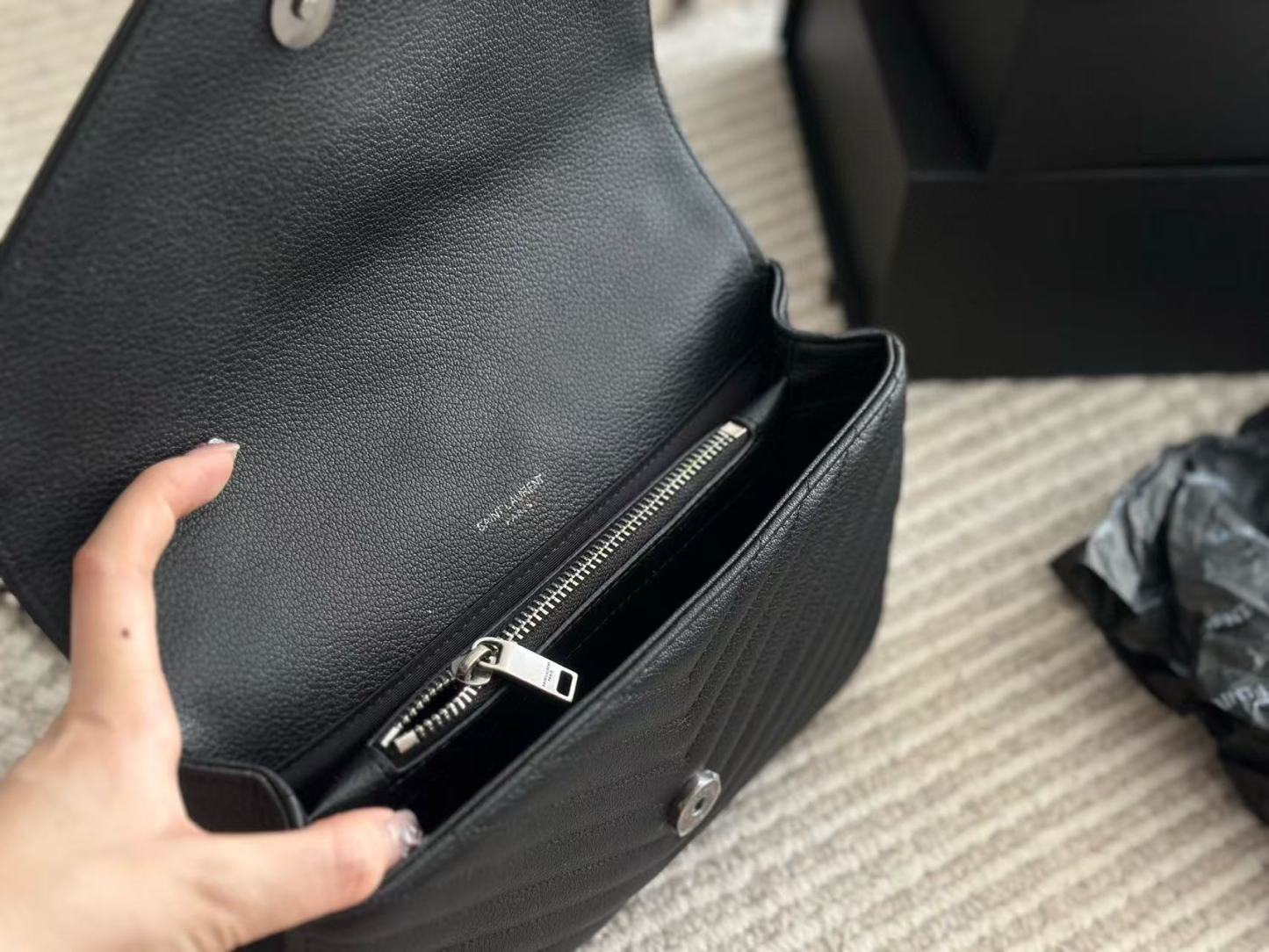 YSL レザーチェーンバッグ【50％割引+送料無料】