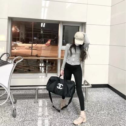 CHANE1 ダブルCロゴトラベルバッグ【50％割引+送料無料】