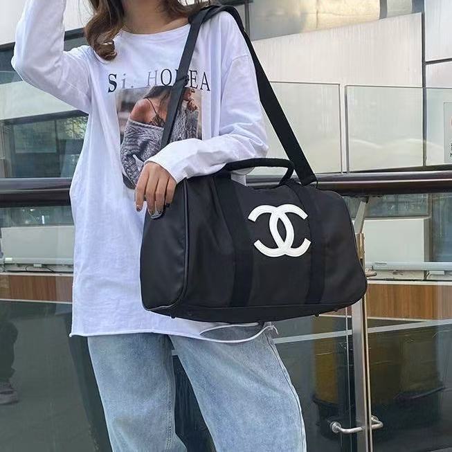 CHANE1 ダブルCロゴトラベルバッグ【50％割引+送料無料】