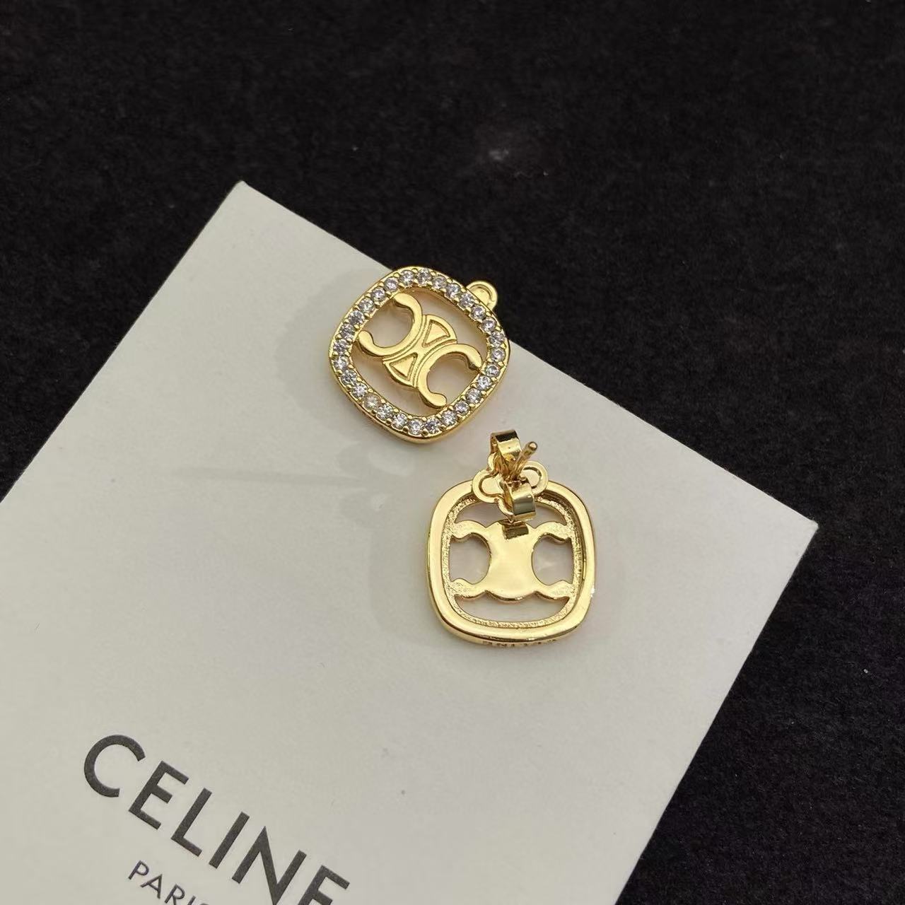 CEL1NE 凱旋門 ダイヤモンド スタッド ピアス【 50％割引+送料無料】