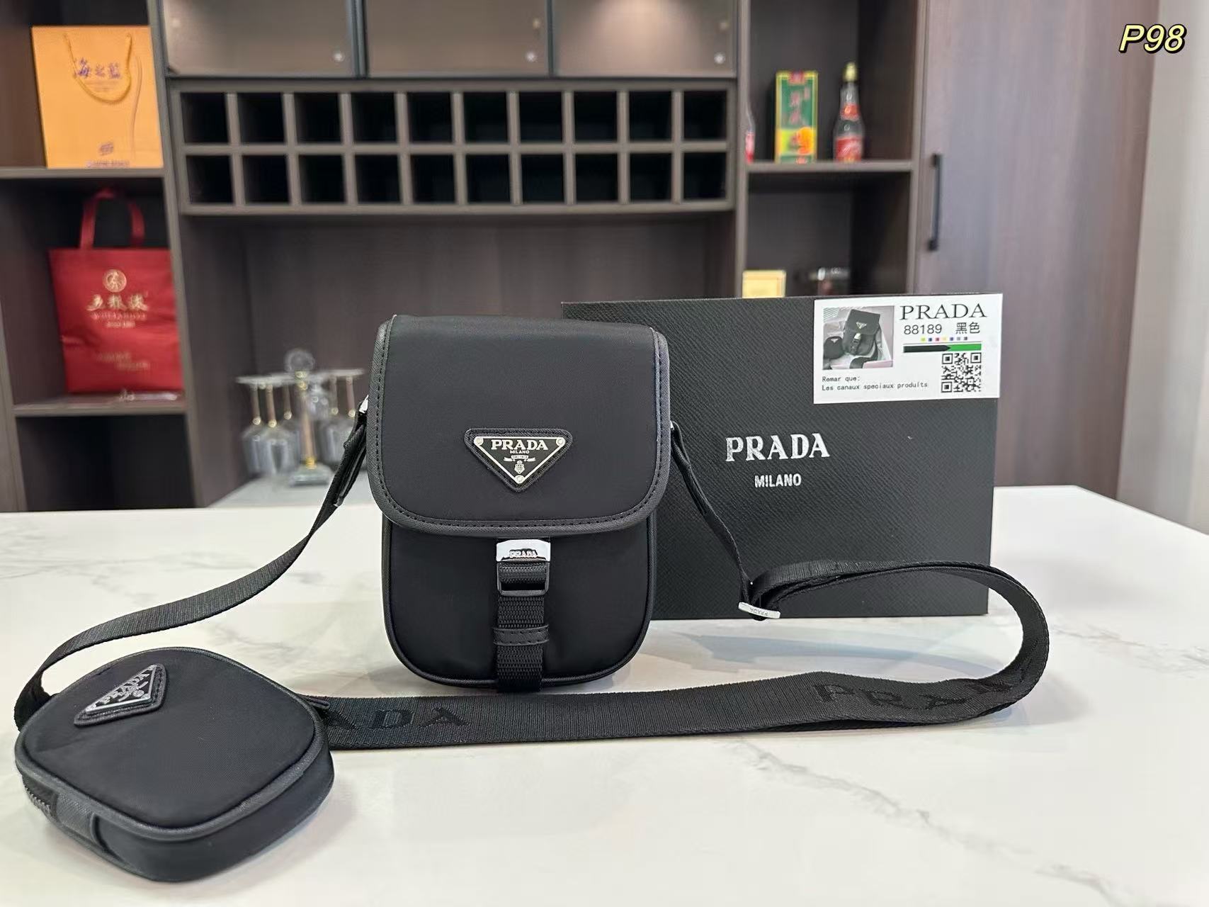 PR4DA クロスボディ フォンバッグ【 50％割引+送料無料】