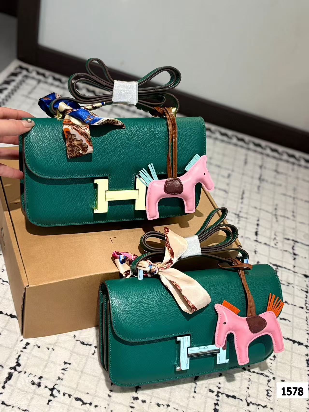 HERME5 牛革カンカンバッグ【 50％割引+送料無料】