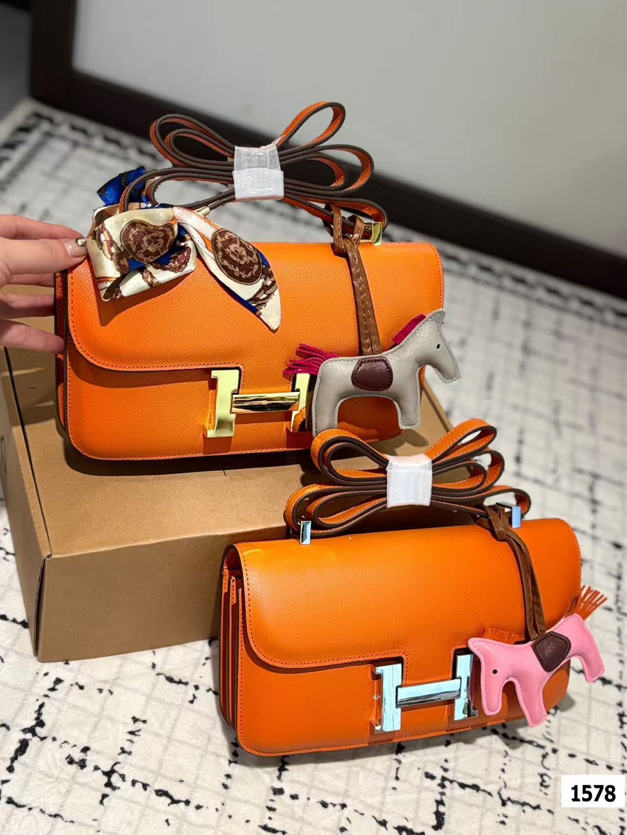 HERME5 牛革カンカンバッグ【 50％割引+送料無料】