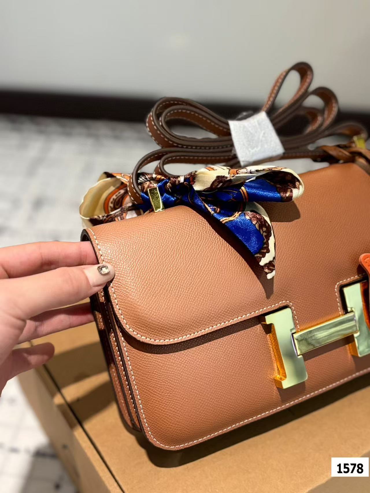 HERME5 牛革カンカンバッグ【 50％割引+送料無料】