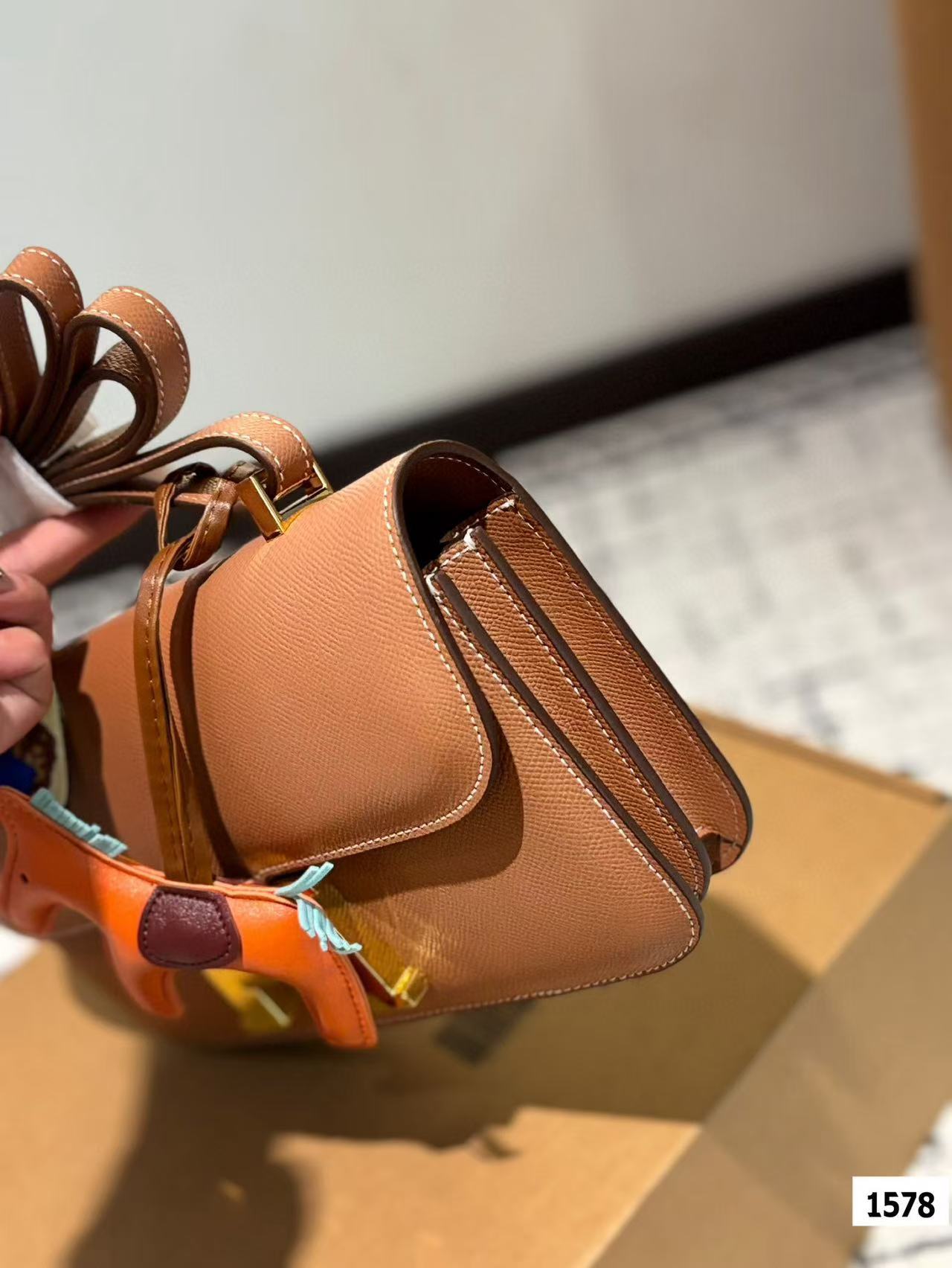 HERME5 牛革カンカンバッグ【 50％割引+送料無料】